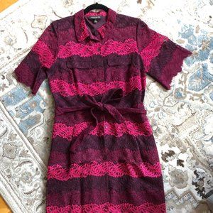 Banana Republic Pink Lace Dress